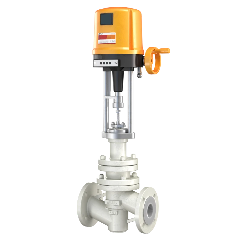 Electric Lined Fluorine Control Valve