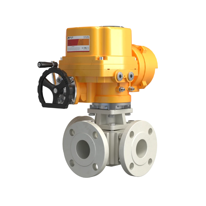 Electric Three-Way Ball Valve