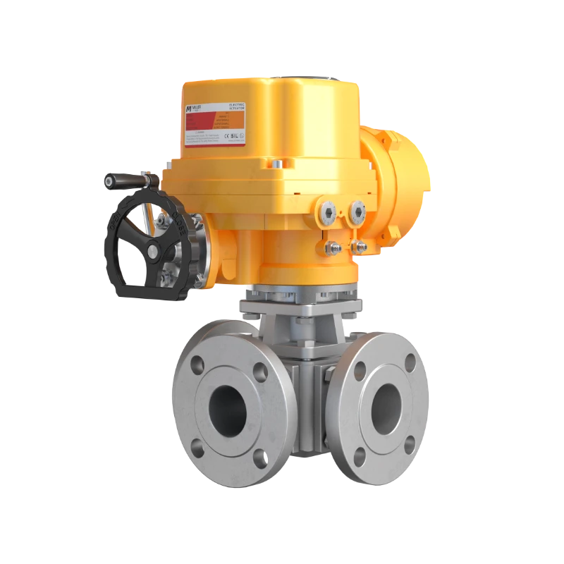 Electric Three-Way Ball Valve