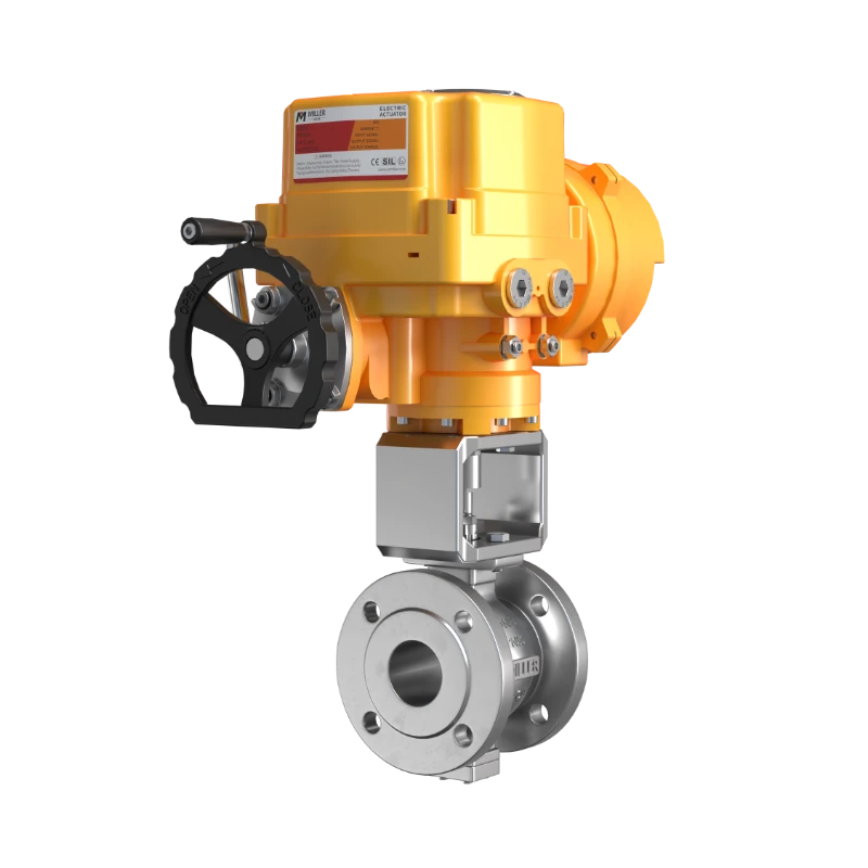Electric V-Port Ball Valve