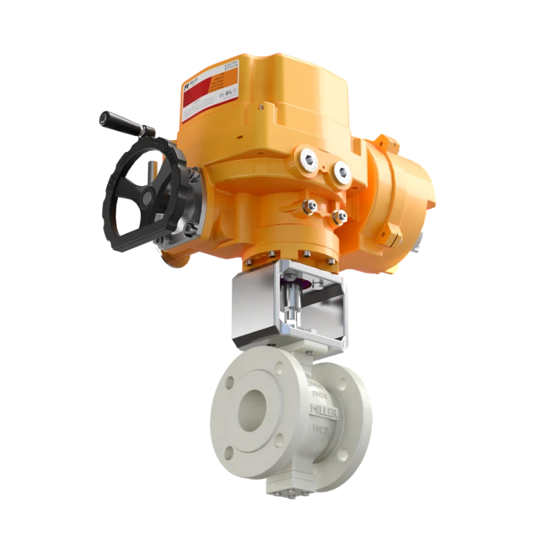 Electric V-Port Ball Valve