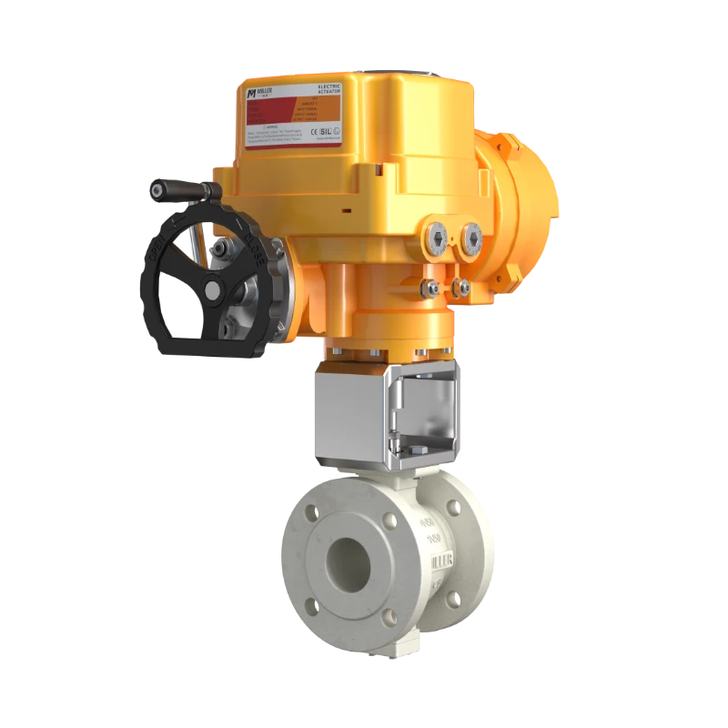 Electric V-Port Ball Valve