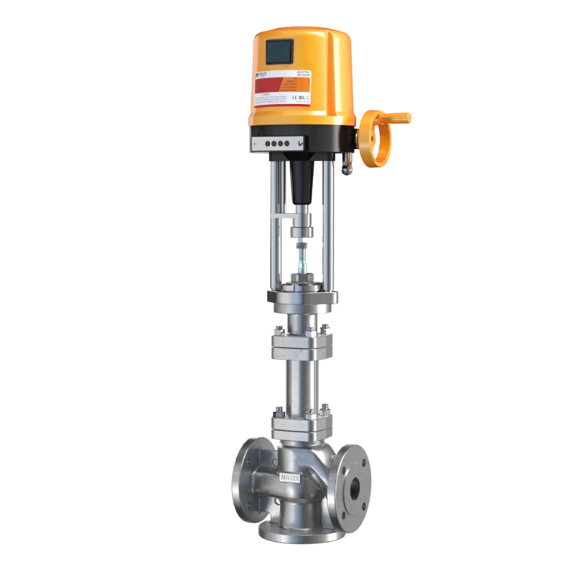 Electric 3-Way Mixing/Diverging Control Valve