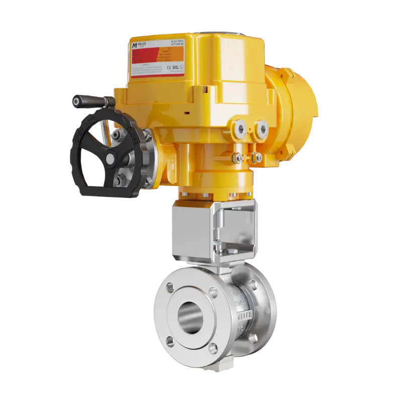 Electric V-Port Ball Valve