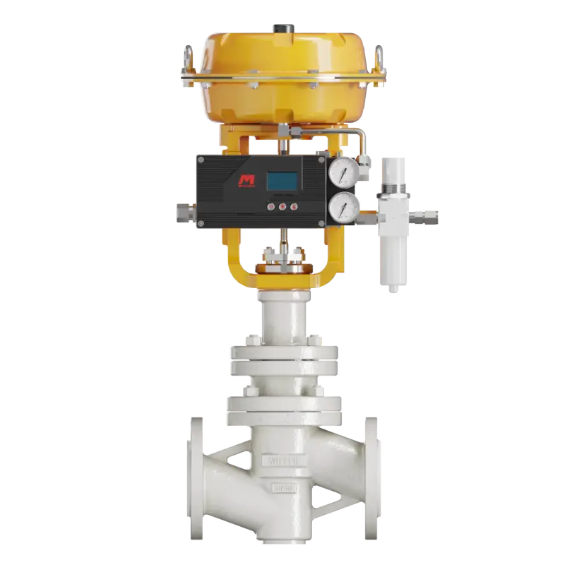 Pneumatic Straight-through Lined Fluoroplastic Control Valve