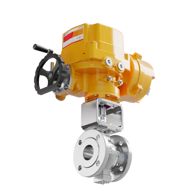 Electric V-Port Ball Valve