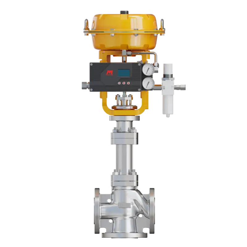 Pneumatic Three-way Converging/Diverging Control Valve