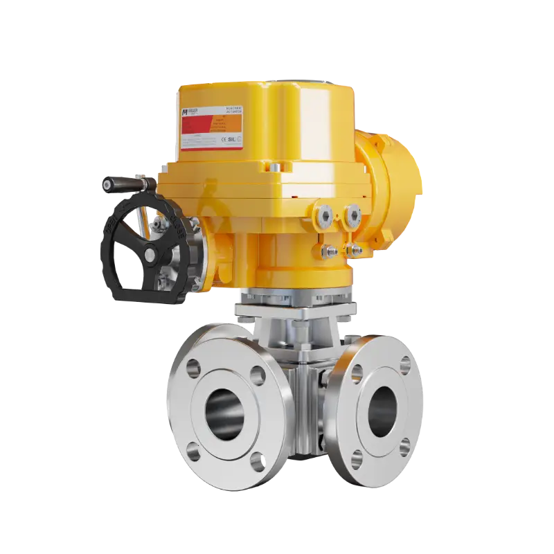 Electric Three-Way Ball Valve