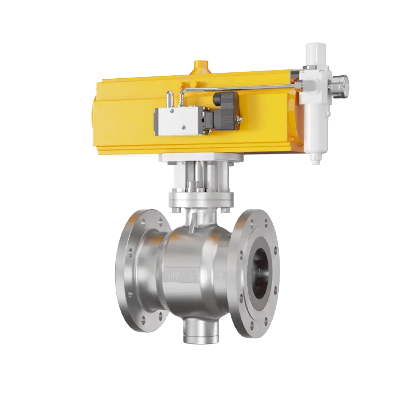 Pneumatic Eccentric Semi-ball Valve