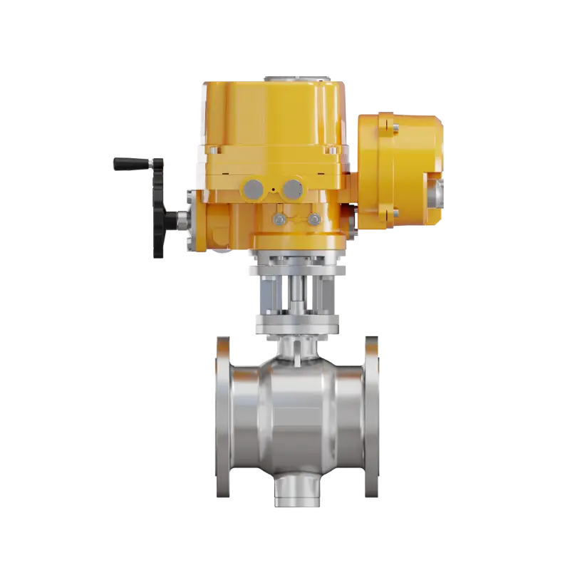 Electric Eccentric Semi-ball Valve