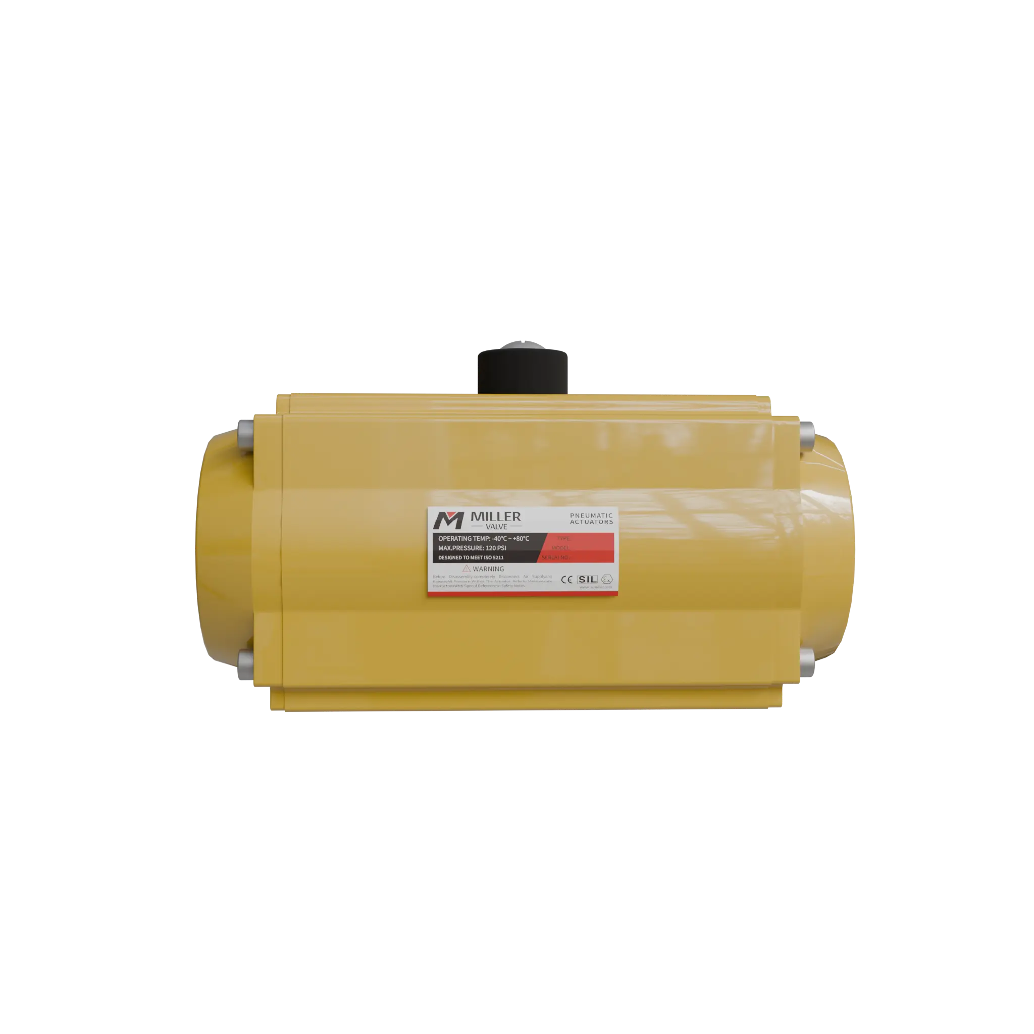 Double-Acting Quarter-Turn Pneumatic Actuator